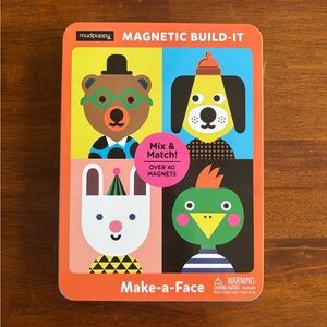Mudpuppy Magnetic Build-It Make-a-Face Kids Toy
